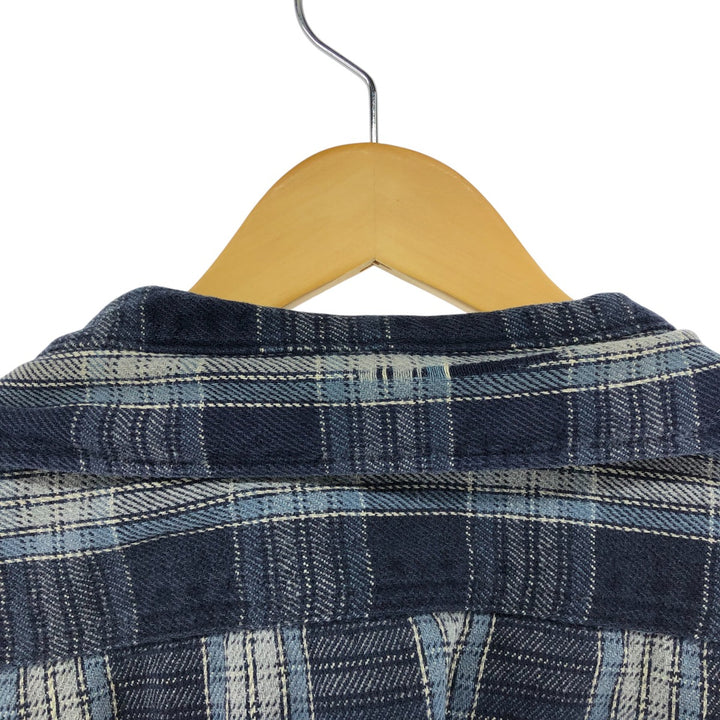 90s~00'S St. John's Bay Long Sleeve Light Nell Check Shirt Men's XXL Vintage /eaa511490