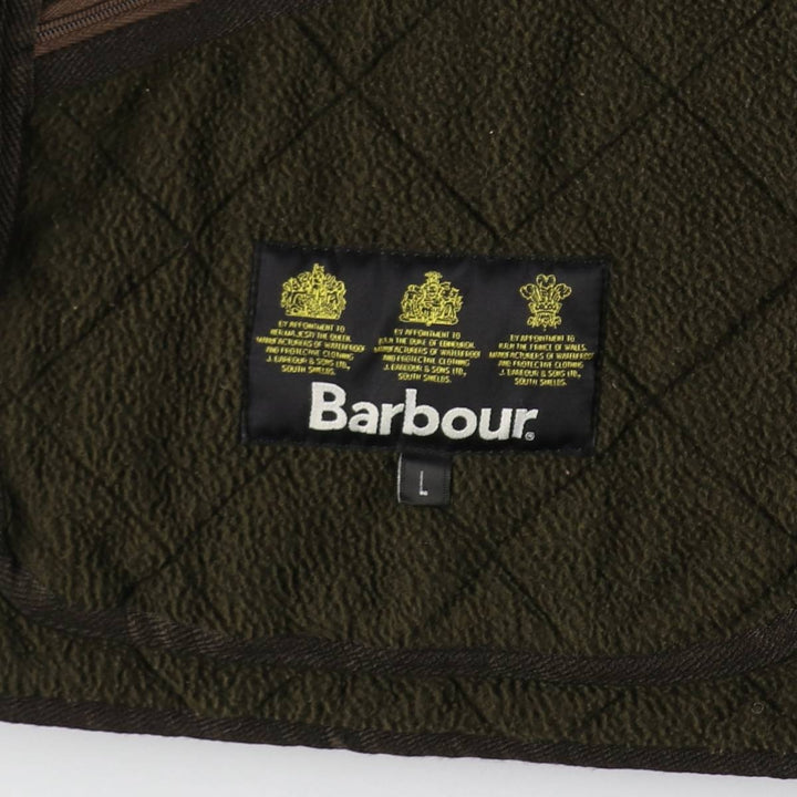 00s~ Barbour Duracotton Polar Quilt 3 Warrant Quilted Jacket Puffer Jacket Men's L size /eaa511522