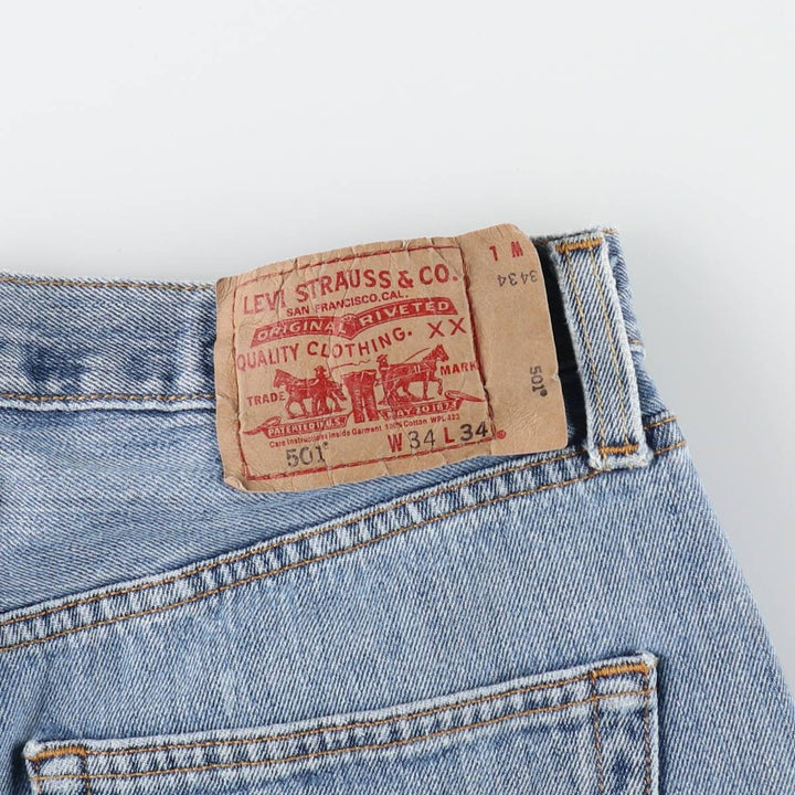 Levi's 501 straight denim pants for men, size W34 / eaa511553