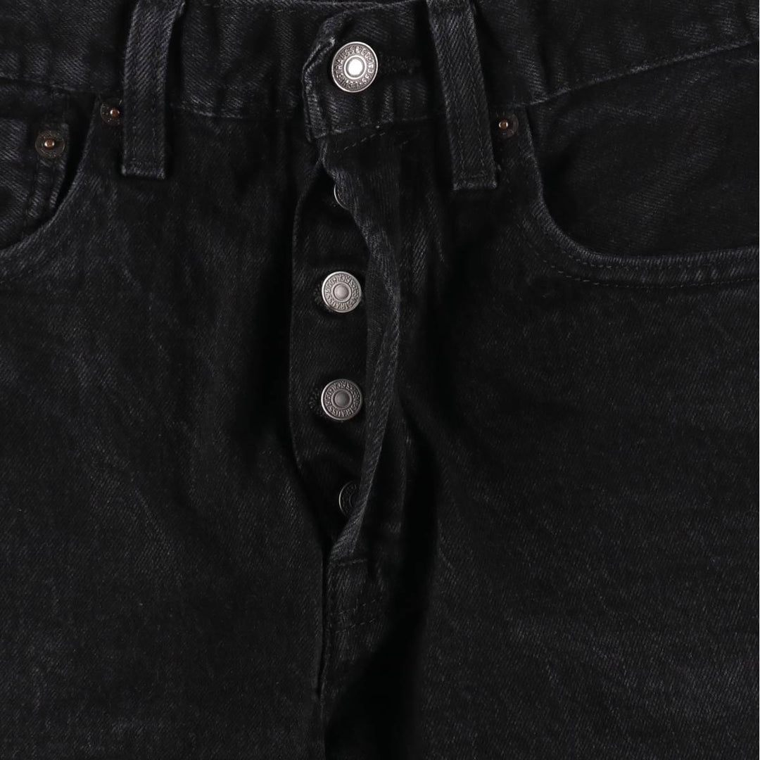 Levi's 501 Black Denim Straight Denim Pants Men's W32 equivalent / eaa511559