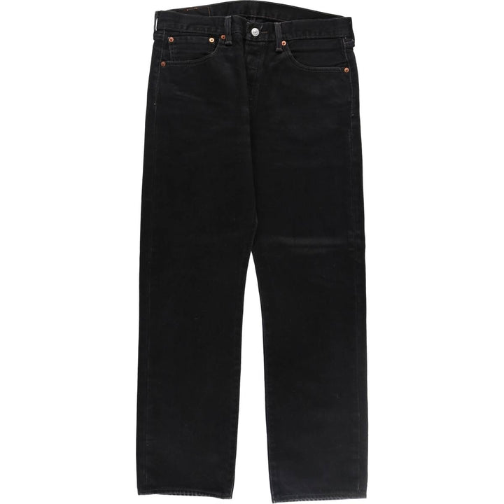 Levi's 501 Black Denim Straight Denim Pants Men's W33 equivalent / eaa511562