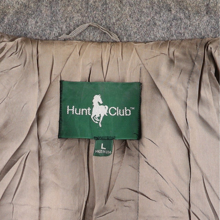 ~90'S Hunt Club Wool Jacket Made in USA Men's L Size Vintage /eaa511567