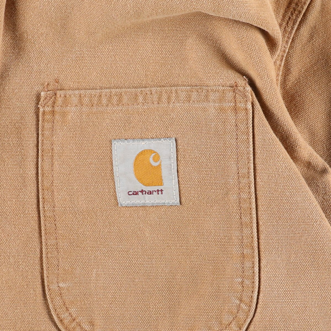 90'S Carhartt Michigan Chore Coat Duck Coverall Made in USA Men's L Size Vintage /eaa511577