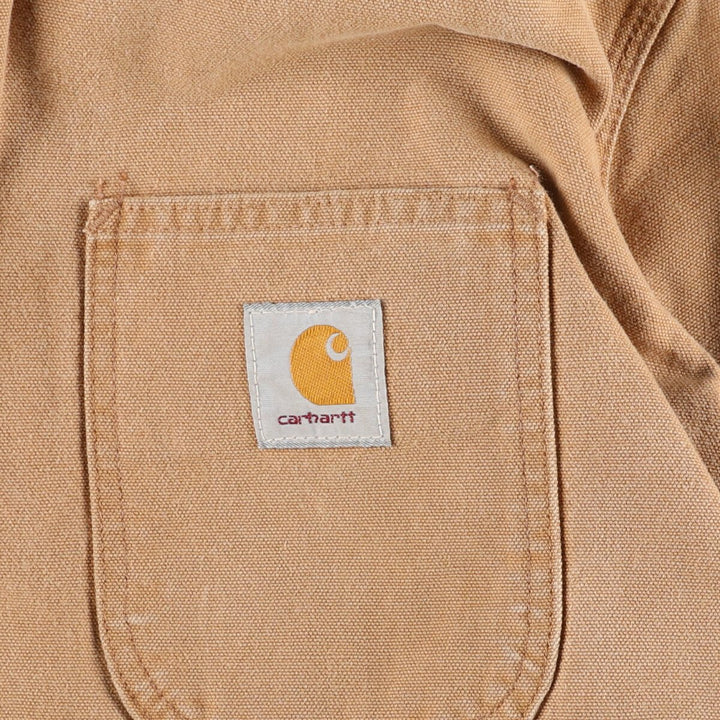 90'S Carhartt Michigan Chore Coat Duck Coverall Made in USA Men's L Size Vintage /eaa511577
