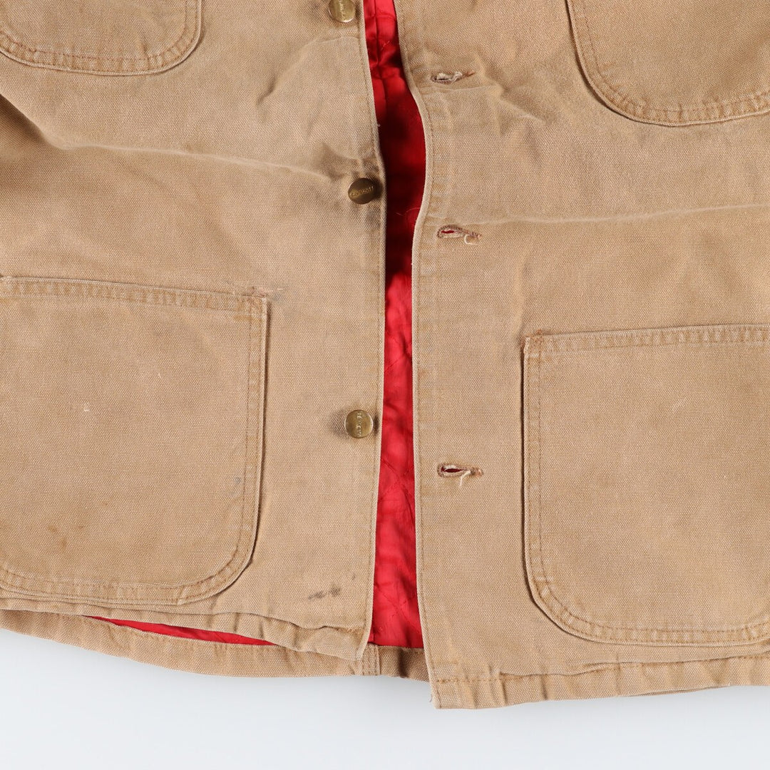 90'S Carhartt Michigan Chore Coat Duck Coverall Made in USA Men's L Size Vintage /eaa511577