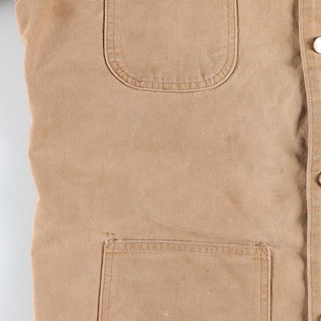 90'S Carhartt Michigan Chore Coat Duck Coverall Made in USA Men's L Size Vintage /eaa511577