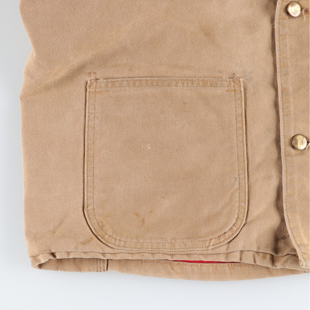 90'S Carhartt Michigan Chore Coat Duck Coverall Made in USA Men's L Size Vintage /eaa511577