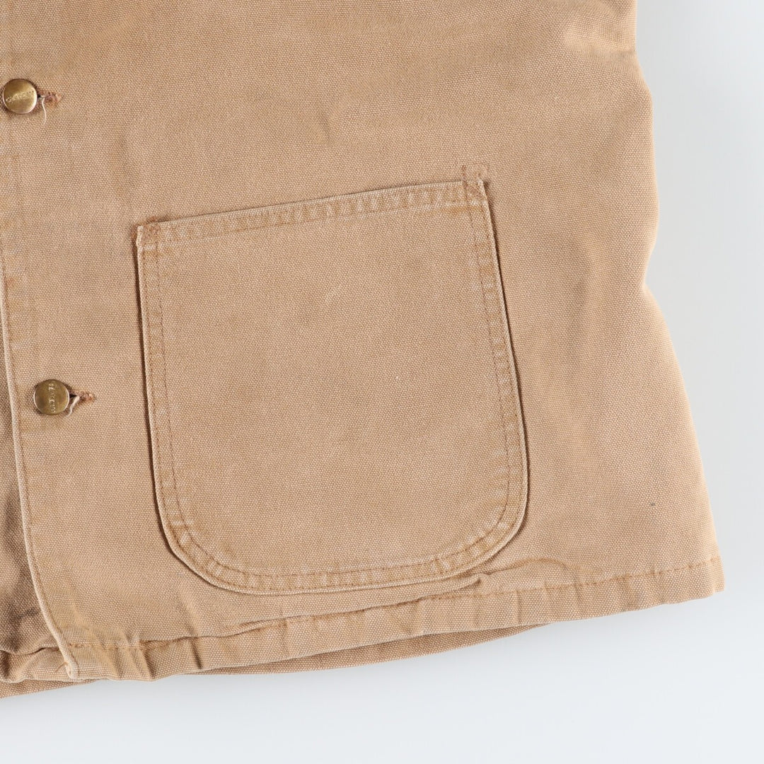 90'S Carhartt Michigan Chore Coat Duck Coverall Made in USA Men's L Size Vintage /eaa511577