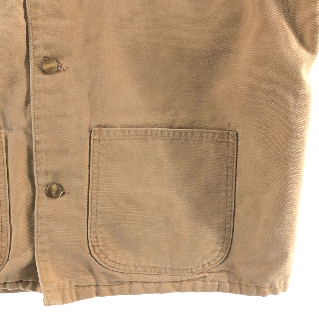 90'S Carhartt Michigan Chore Coat Duck Coverall Made in USA Men's L Size Vintage /eaa511577