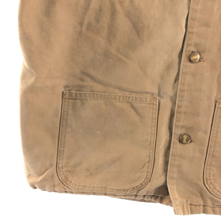 90'S Carhartt Michigan Chore Coat Duck Coverall Made in USA Men's L Size Vintage /eaa511577