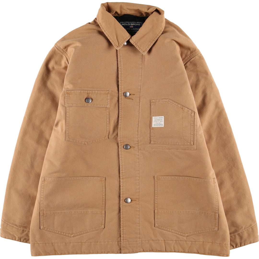 90'S Ralph Lauren POLO SPORT Polo Sport padded duck coveralls, men's size L, vintage / eaa511579