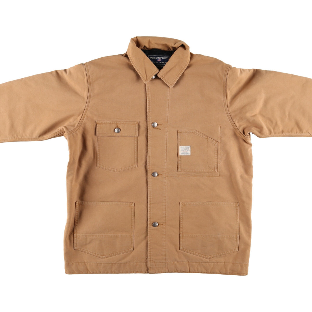 90'S Ralph Lauren POLO SPORT Polo Sport padded duck coveralls, men's size L, vintage / eaa511579