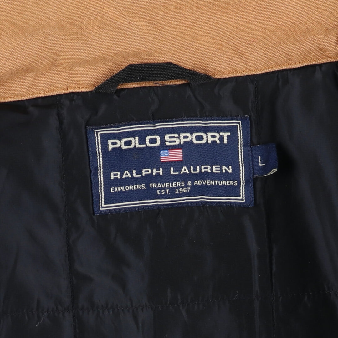 90'S Ralph Lauren POLO SPORT Polo Sport padded duck coveralls, men's size L, vintage / eaa511579