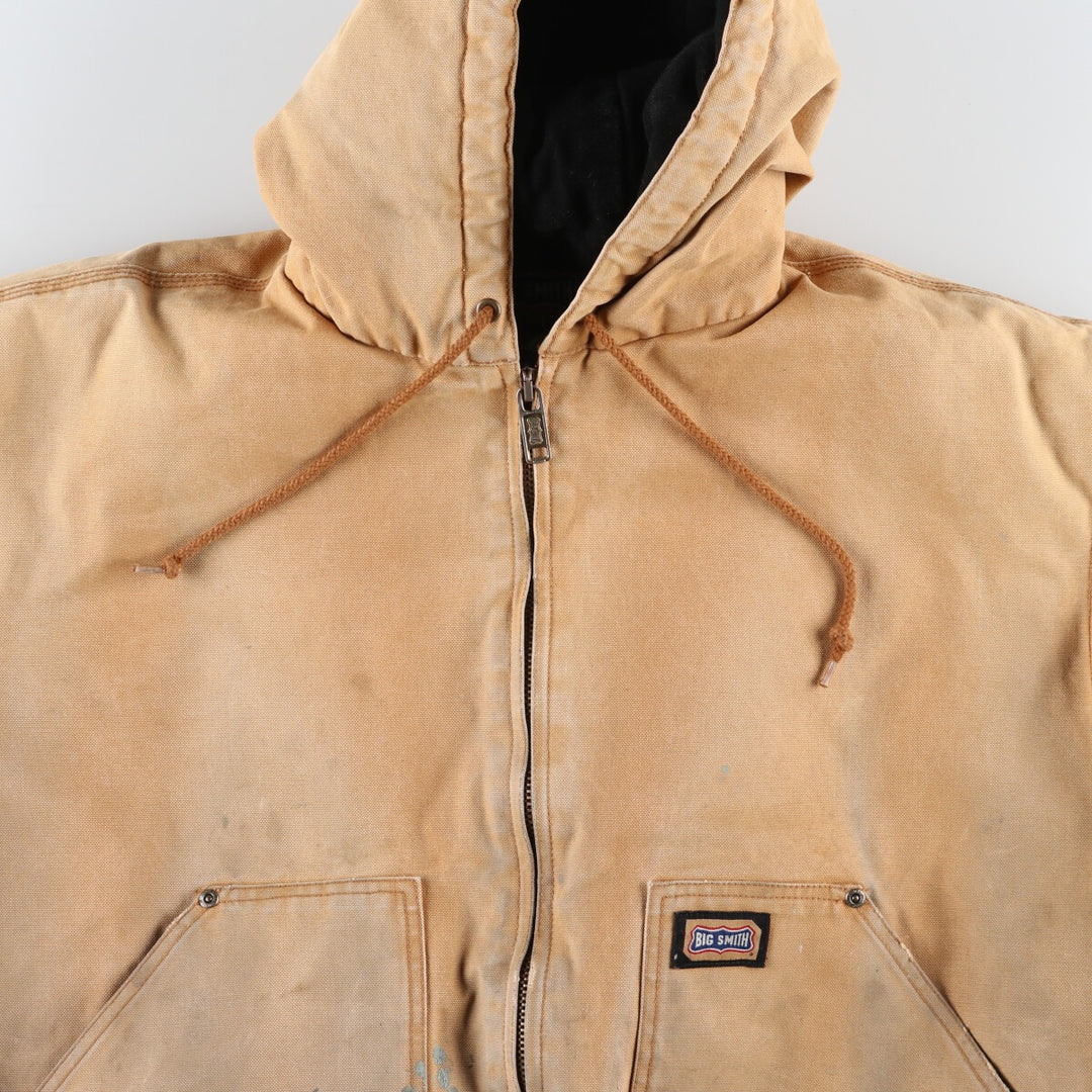 90'S Big Smith Active Jacket Type Duck Full Zip Hoodie Men's XL Vintage /eaa511588