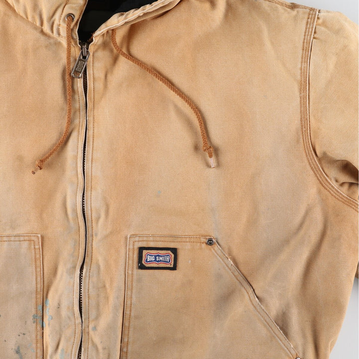 90'S Big Smith Active Jacket Type Duck Full Zip Hoodie Men's XL Vintage /eaa511588