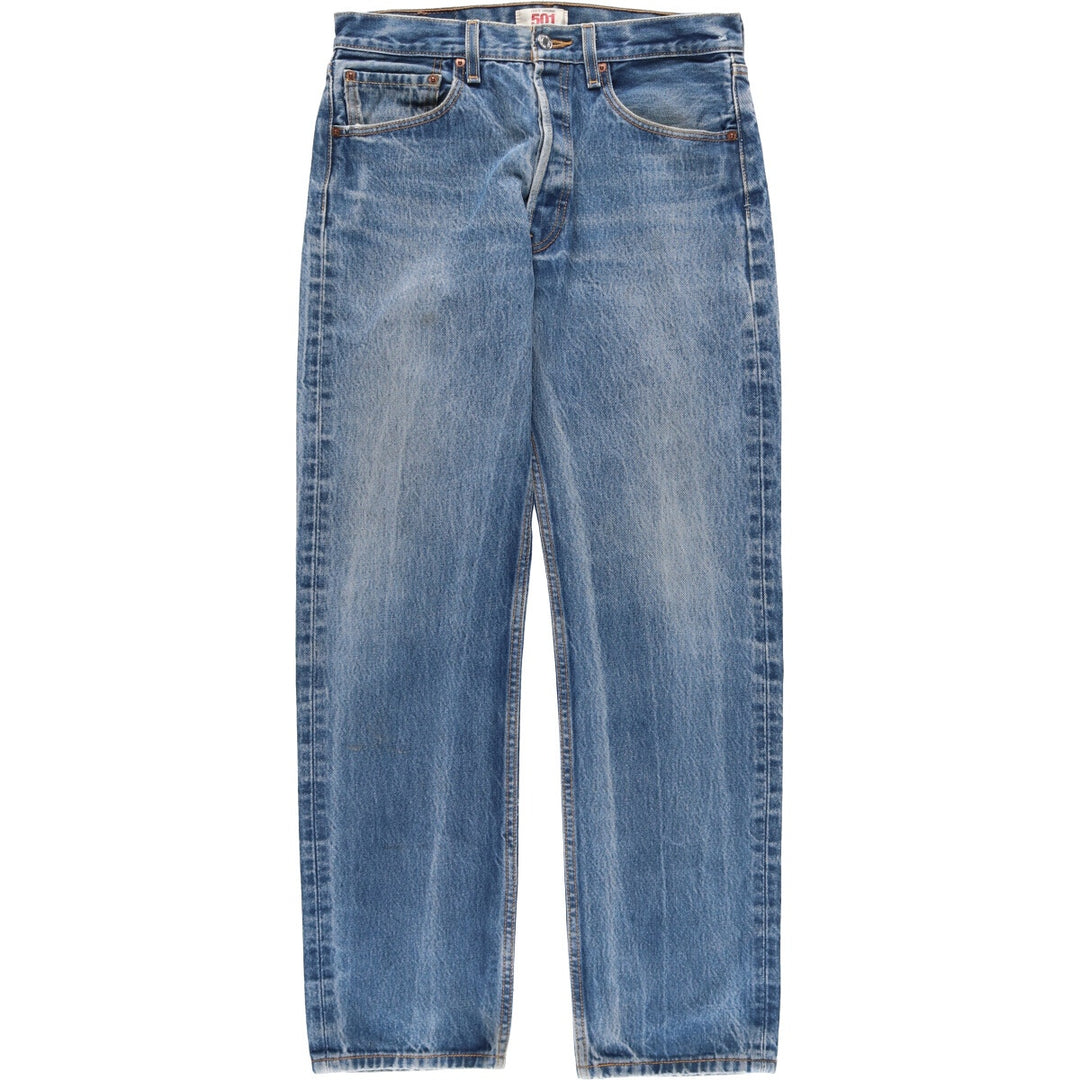 Levi's 501 STRAIGHT LEG BUTTON-FLY straight denim pants for men, equivalent to W32 / eaa511593