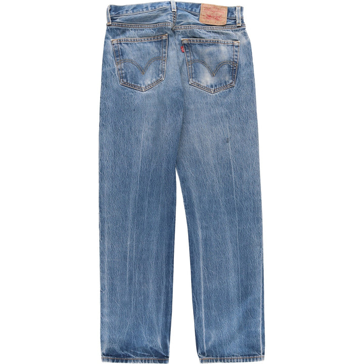 Levi's 501 STRAIGHT LEG BUTTON-FLY straight denim pants for men, equivalent to W32 / eaa511593