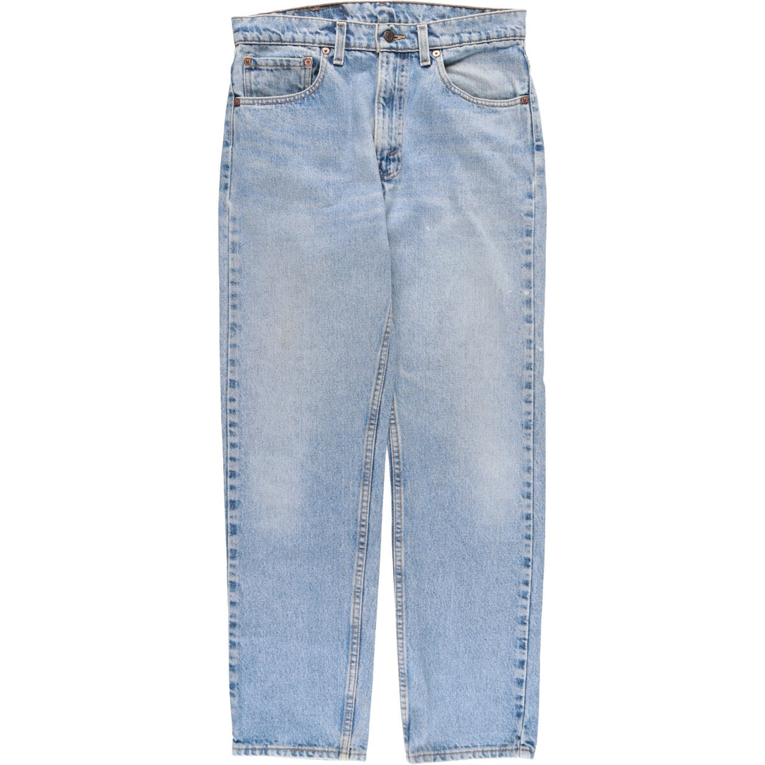 90'S Levi's 505 REGULAR FIT STRAIGHT LEG tapered denim pants made in USA men's w31 equivalent vintage /eaa511632