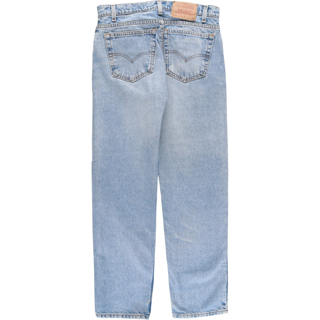 90'S Levi's 505 REGULAR FIT STRAIGHT LEG tapered denim pants made in USA men's w31 equivalent vintage /eaa511632