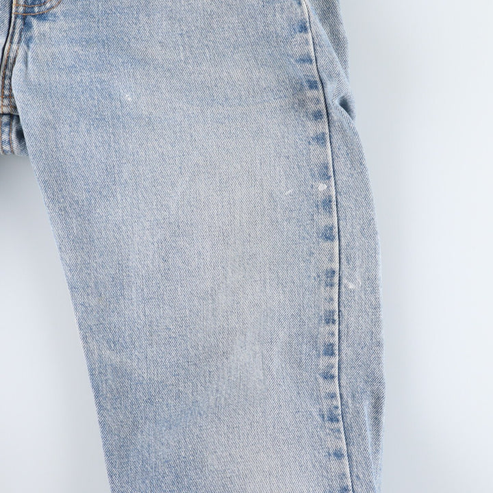 90'S Levi's 505 REGULAR FIT STRAIGHT LEG tapered denim pants made in USA men's w31 equivalent vintage /eaa511632