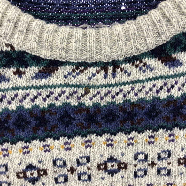 80'S WOOLRICH All-over print wool knit sweater, men's XL size, vintage /eaa511679