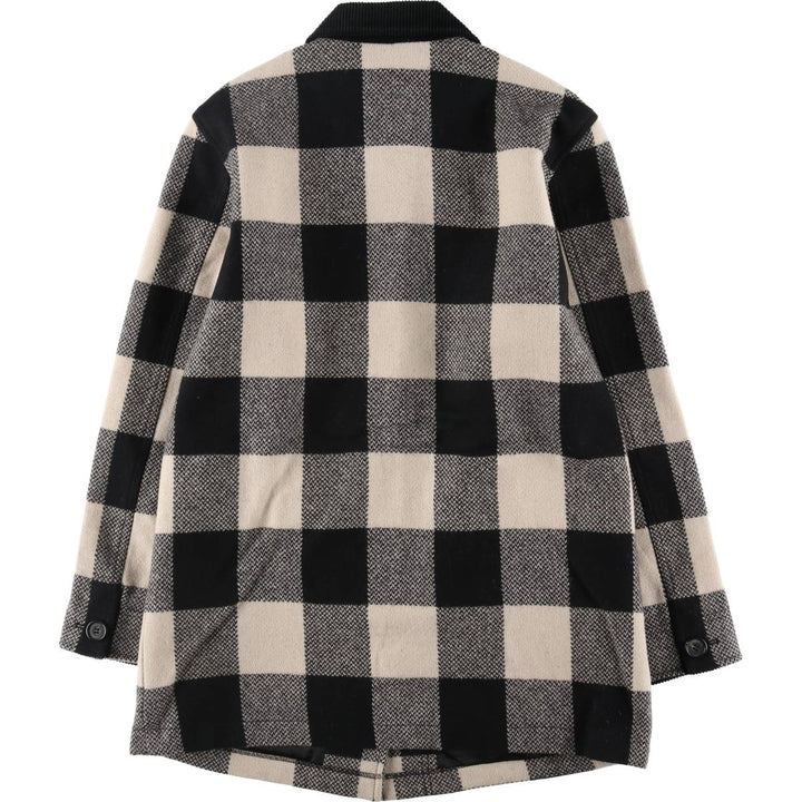 Pendleton Buffalo Check Wool Half Coat Made in USA Women's S Size / eaa511707