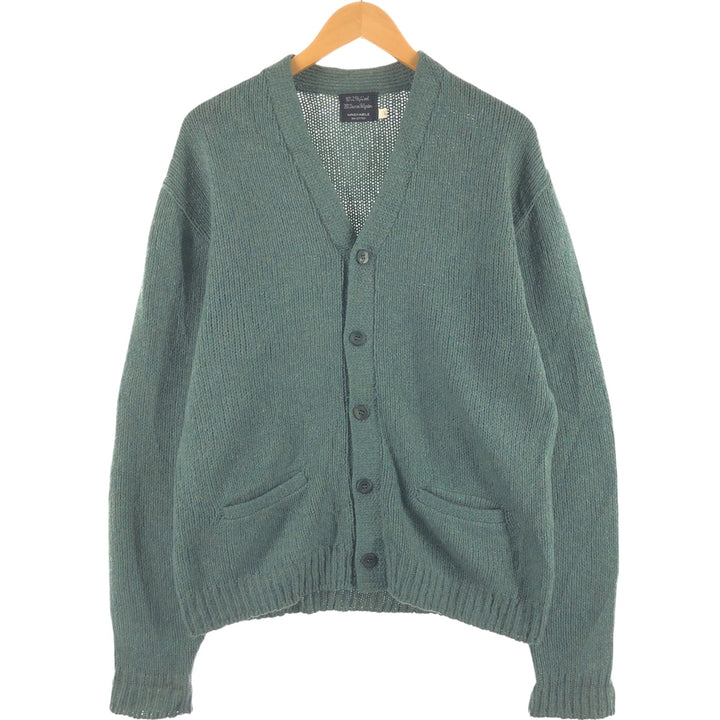 Wool knit cardigan, men's size L /eaa511713