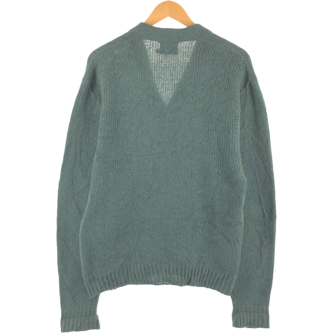 Wool knit cardigan, men's size L /eaa511713