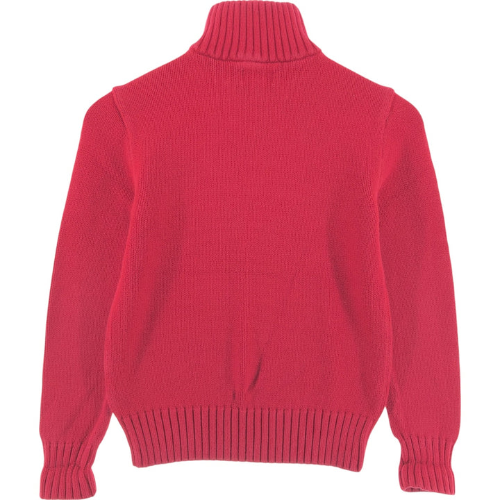 Ralph Lauren POLO RALPH LAUREN Cotton knit half zip sweater Women's M size / eaa511725