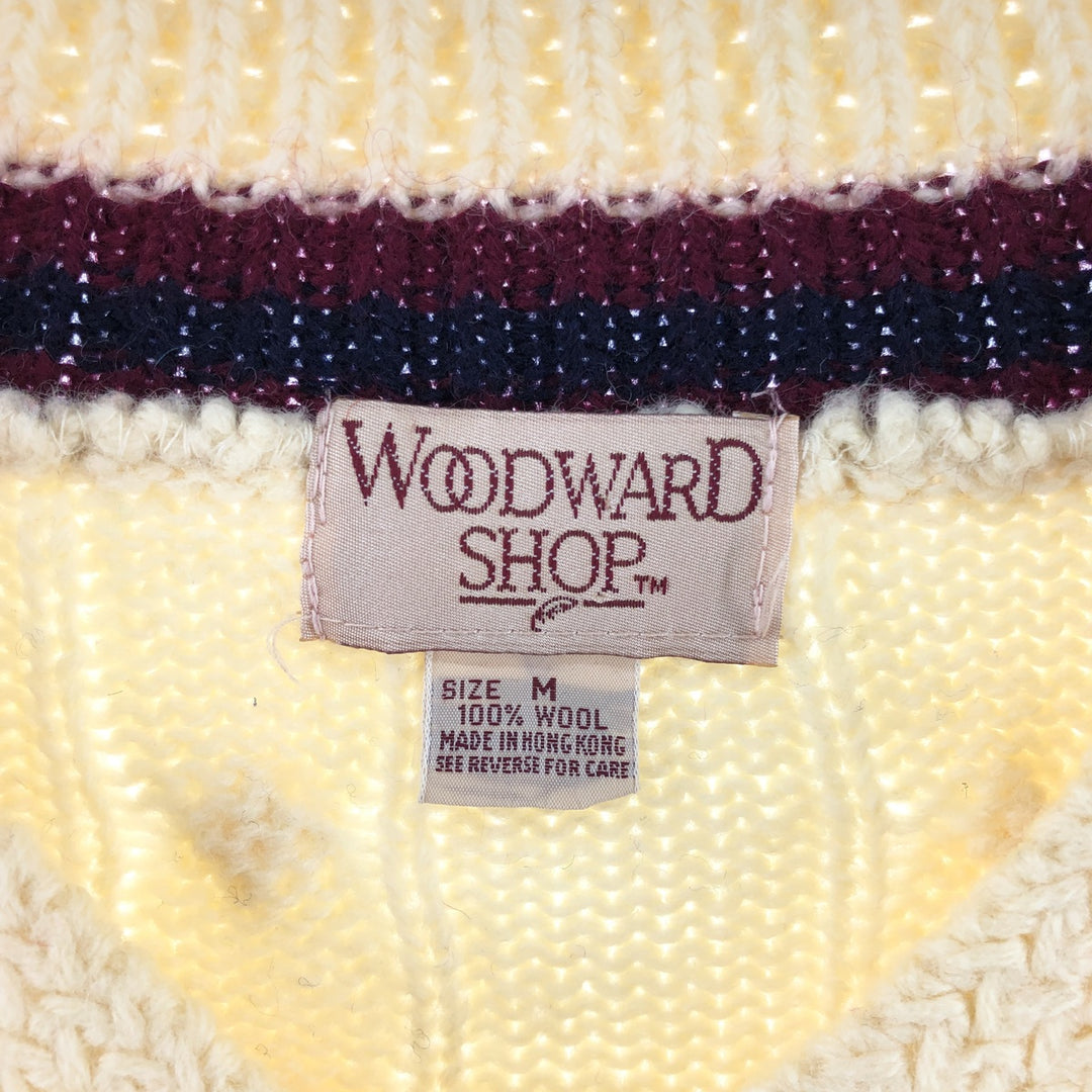 WOODWARD SHOP Tilden knit sweater, women's size M /eaa511731