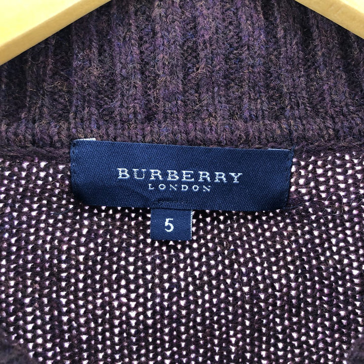 Burberry's LONDON Collared wool knit cardigan Made in Spain Men's L size Collared / eaa511738