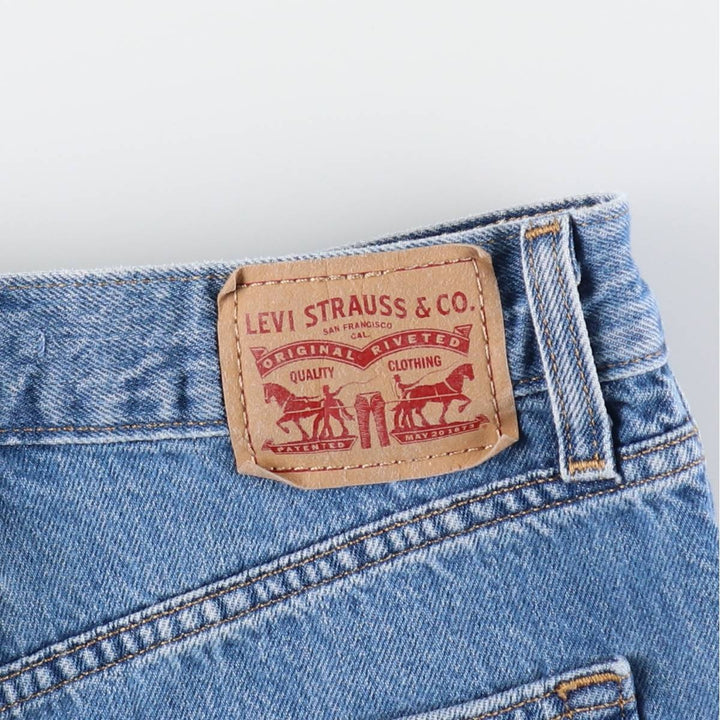 Levi's HIGH WAISTED STRAIGHT straight denim pants for women, size L (w27) unclear blue type Vintage Second Hand
