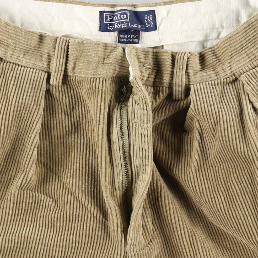 Ralph Lauren POLO by Ralph Lauren Two-pleat Corduroy Pants Men's W33 equivalent / eaa511758