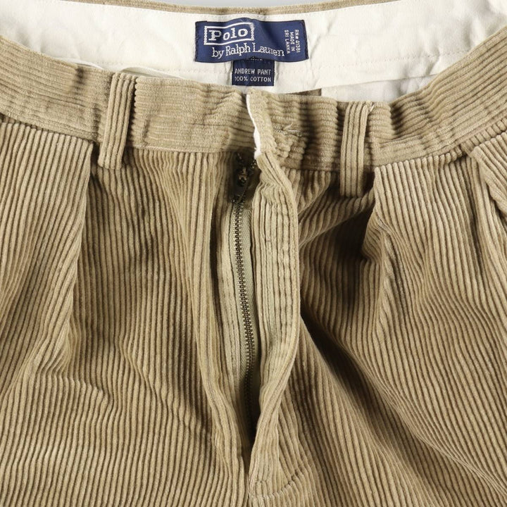 Ralph Lauren POLO by Ralph Lauren Two-pleat Corduroy Pants Men's W33 equivalent / eaa511758