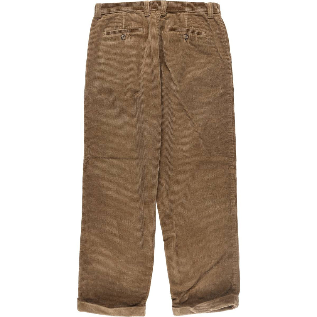 90s~00'S ST JOHN'S BAY Two-pleat Corduroy Pants for Men, W34 equivalent / eaa511759