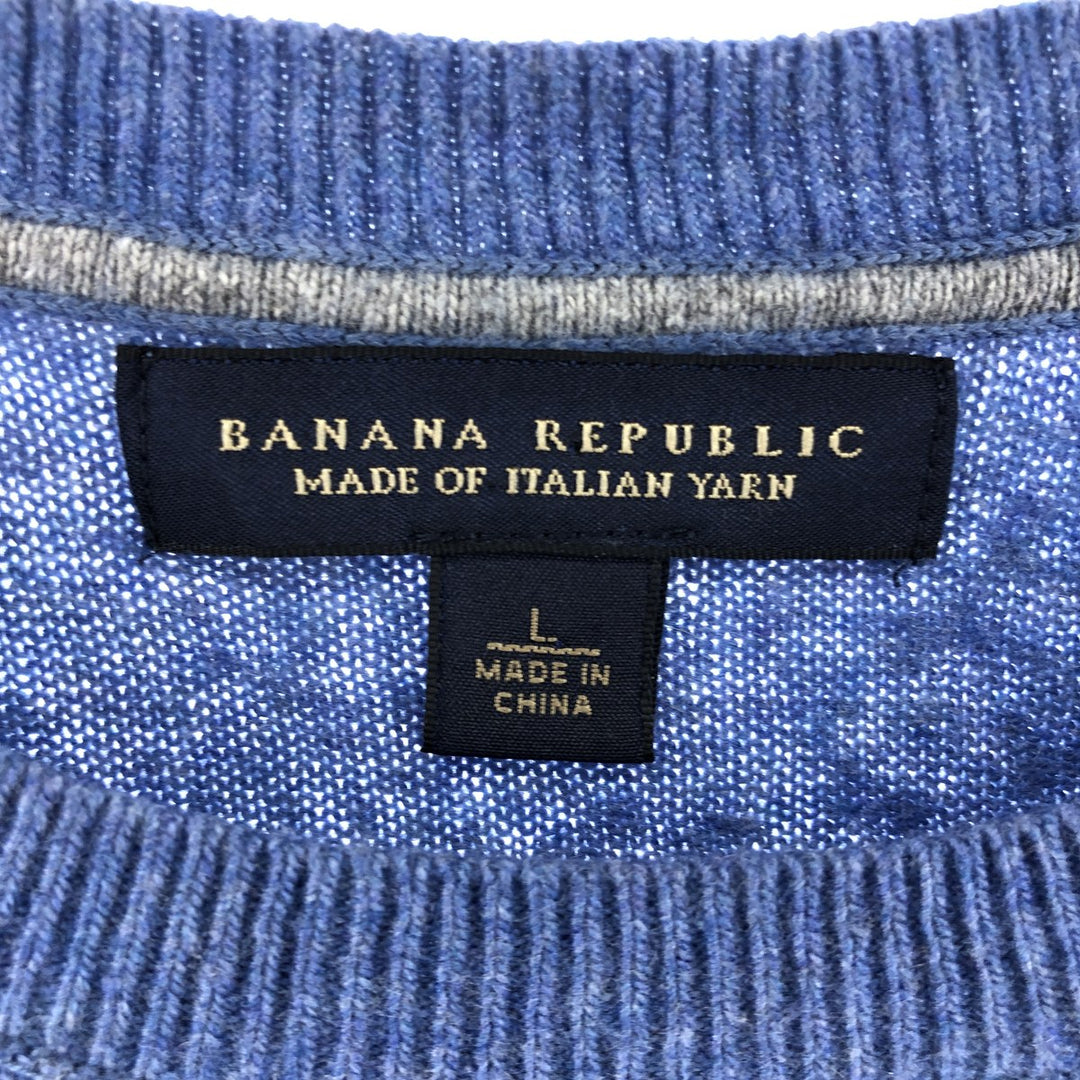 Banana Republic Cashmere Blend Wool Knit Sweater Men's Size L /eaa511792
