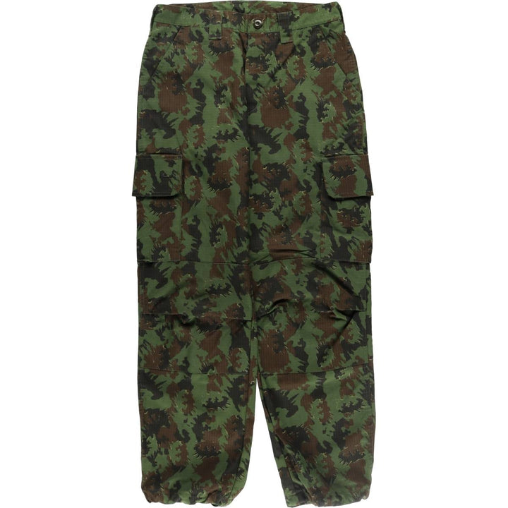 Lithuanian Army Camouflage Pattern Ripstop Military Cargo Pants Combat Pants Men's W33 equivalent /eaa511793