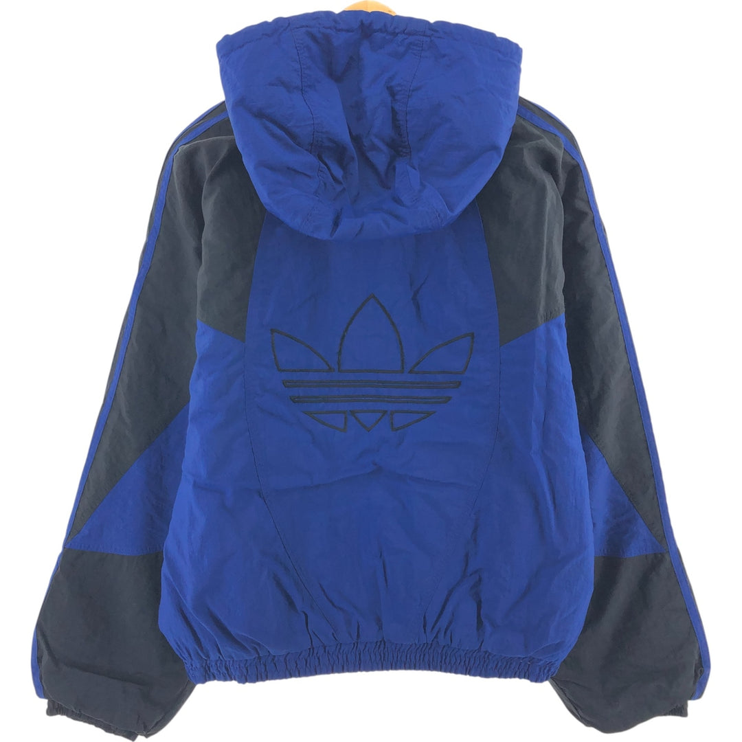 80s-90'S Adidas Back Logo Padded Hoodie Puffer Jacket Men's S Size Vintage / eaa511804