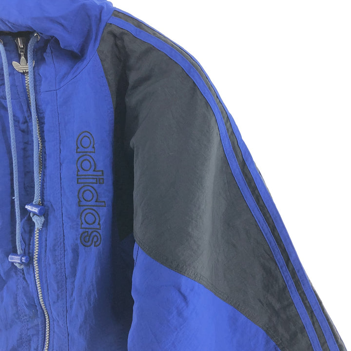 80s-90'S Adidas Back Logo Padded Hoodie Puffer Jacket Men's S Size Vintage / eaa511804