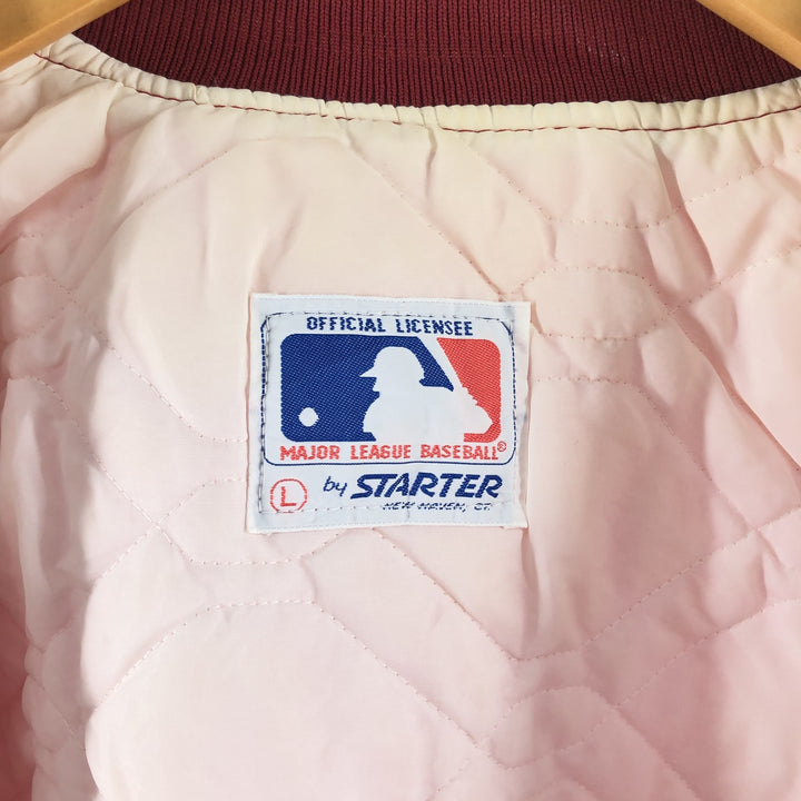 90'S Starter MLB Philadelphia Phillies Nylon Stadium Jacket Award Jacket Made in USA Men's L size /eaa511822