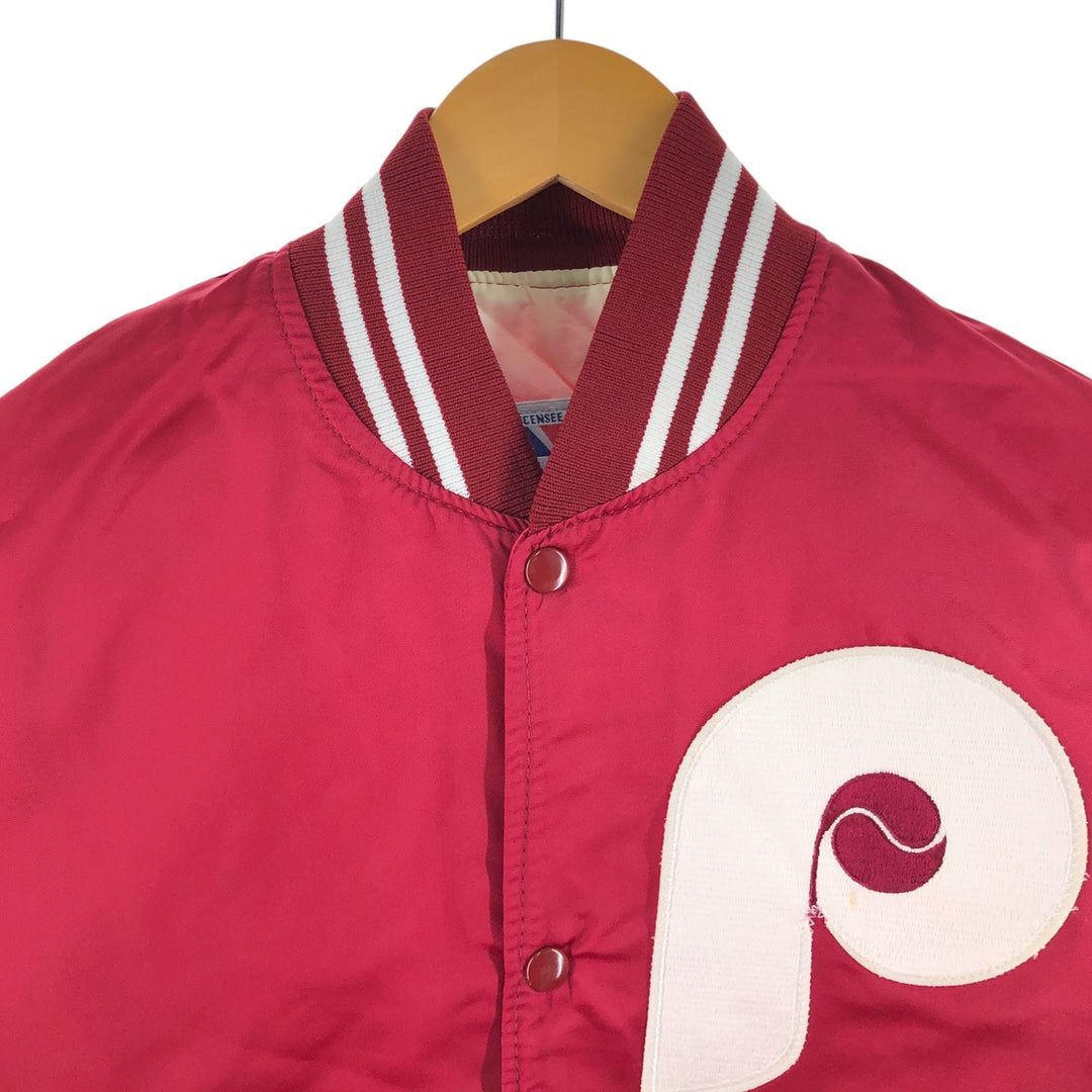 90'S Starter MLB Philadelphia Phillies Nylon Stadium Jacket Award Jacket Made in USA Men's L size /eaa511822