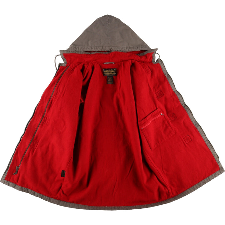 80s-90'S Eddie Bauer Cotton Parka, Men's Size L cotton gray type Vintage Second Hand