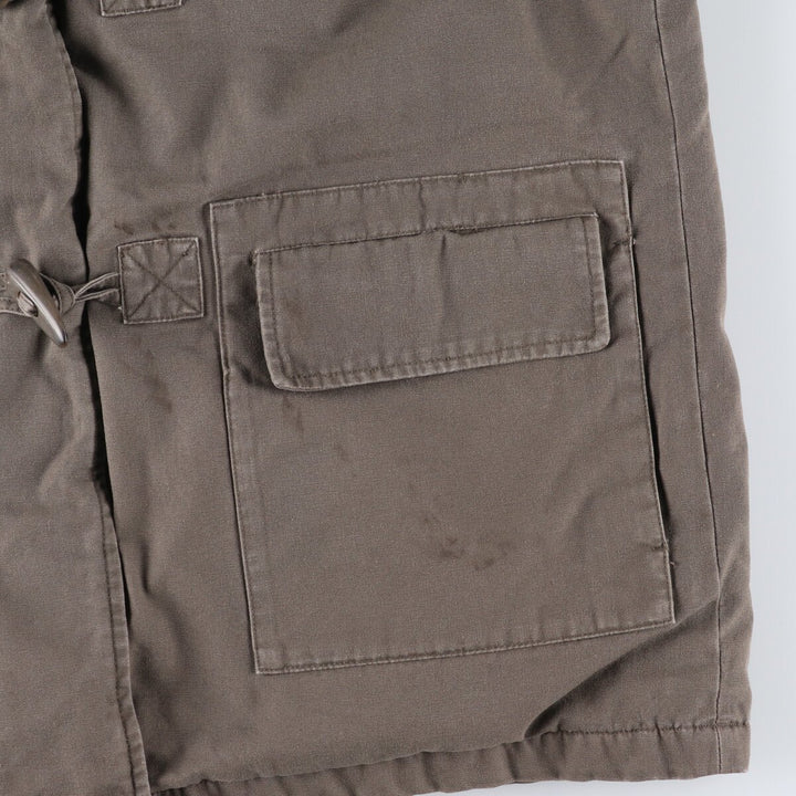 80s-90'S Eddie Bauer Cotton Parka, Men's Size L cotton gray type Vintage Second Hand