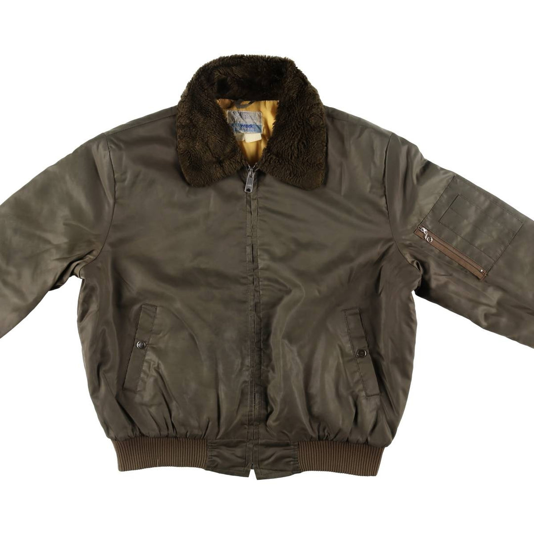 70'S Sears WORK LEISURE B-15 type military flight jacket made in Japan, men's XL equivalent, vintage /eaa511850