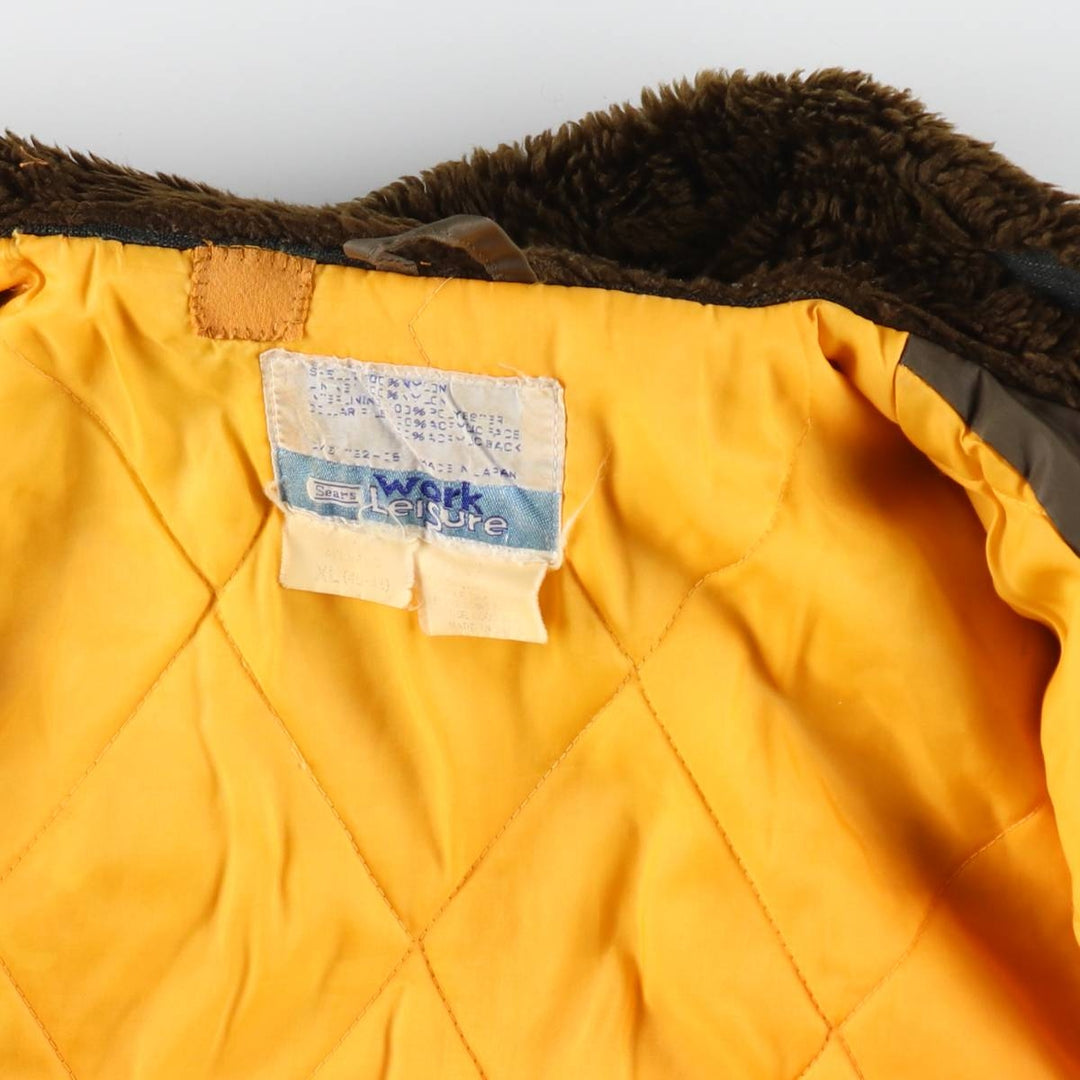 70'S Sears WORK LEISURE B-15 type military flight jacket made in Japan, men's XL equivalent, vintage /eaa511850