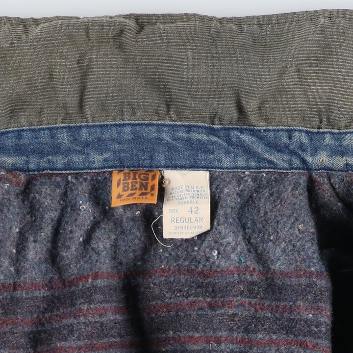70s~80'S Big Ben denim coverall made in USA, men's size L, vintage /eaa511863
