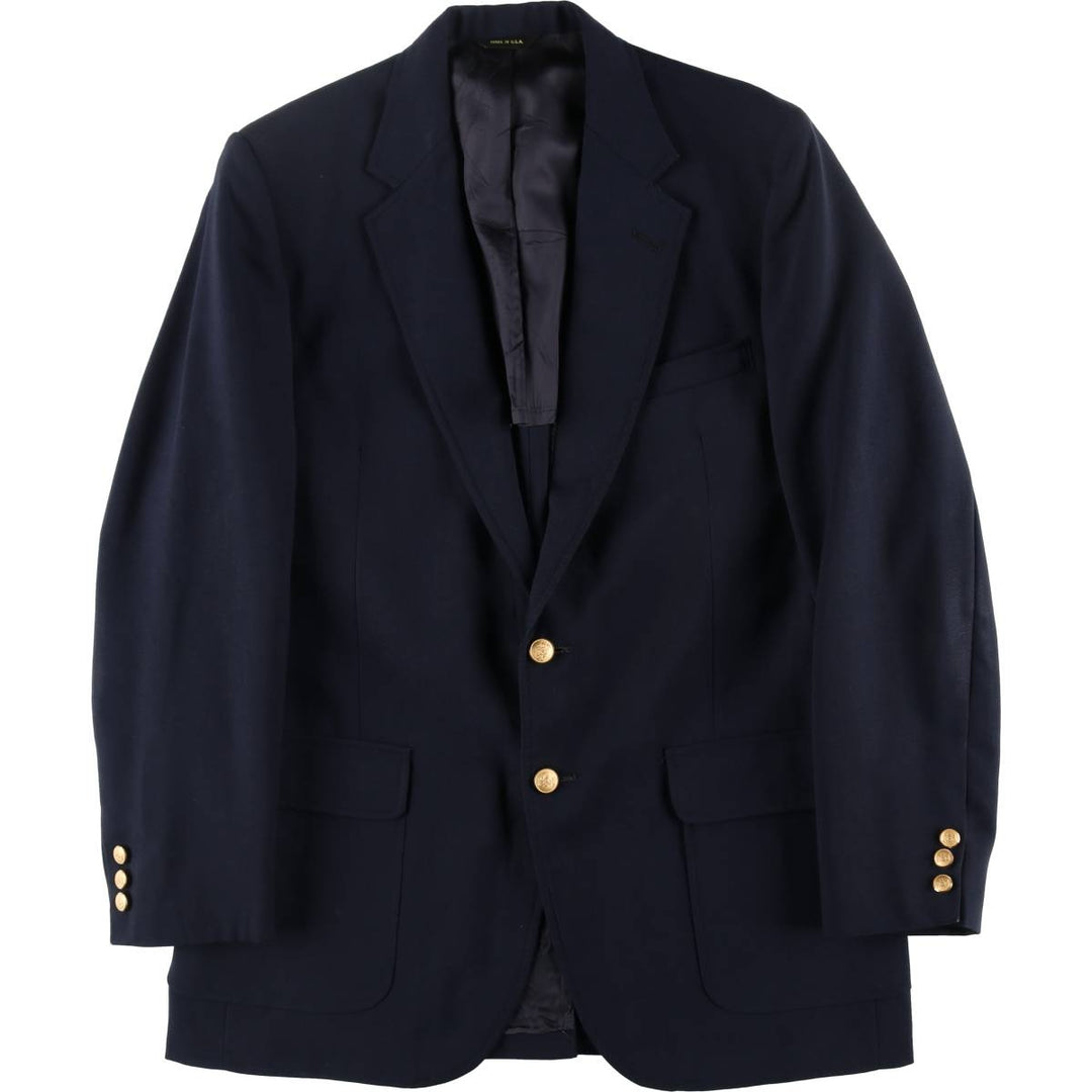 Stafford STAFFORD Navy blazer Tailored jacket Made in USA Men's XL equivalent /eaa511885