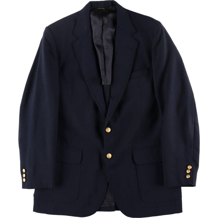 Stafford STAFFORD Navy blazer Tailored jacket Made in USA Men's XL equivalent /eaa511885