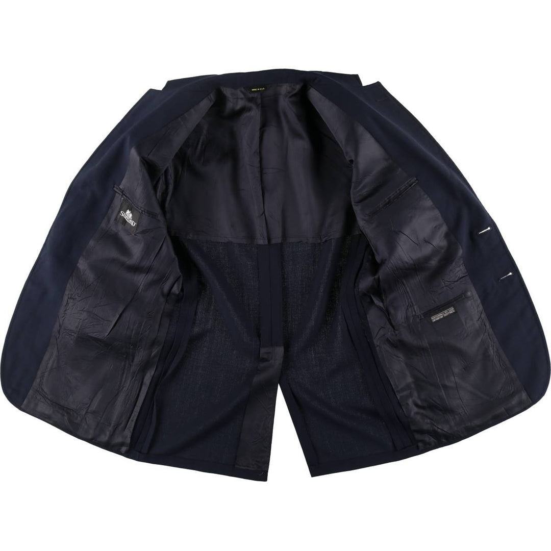 Stafford STAFFORD Navy blazer Tailored jacket Made in USA Men's XL equivalent /eaa511885