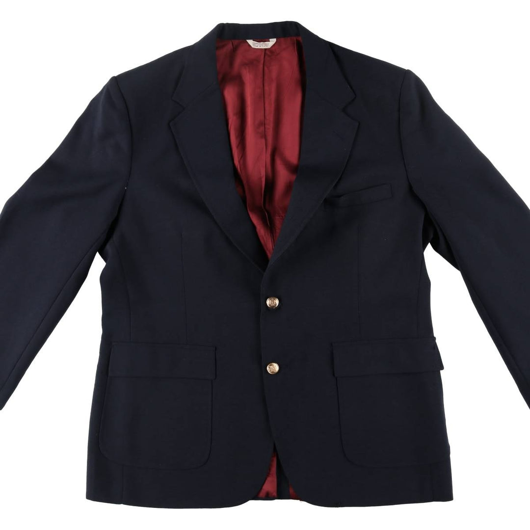 MERVYNS TJW Navy blazer tailored jacket made in USA men's XL size /eaa511893